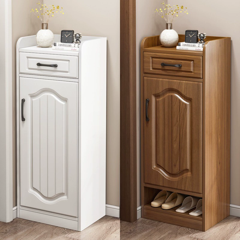 Узкий шкаф для обуви, полка для обуви, шкаф для хранения, напольный шкаф для хранения входной двери, встроенный настенный шкаф для хранения, небольшая квартира.