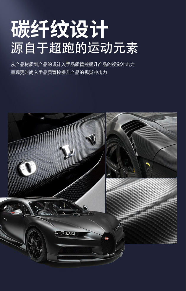 Suitable for 17 to 25 Audi A4L Modified Interior Central Control Gearbox Window Panel Carbon Fiber Pattern Decorative Sticker