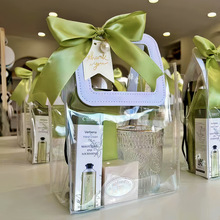 现货透明pvc手提袋儿童情人节伴手礼袋子生日结婚高级感礼品袋