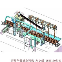 青岛华鑫 自动壳型铸造生产线 , 自动壳型浇注线, 覆膜砂线设备