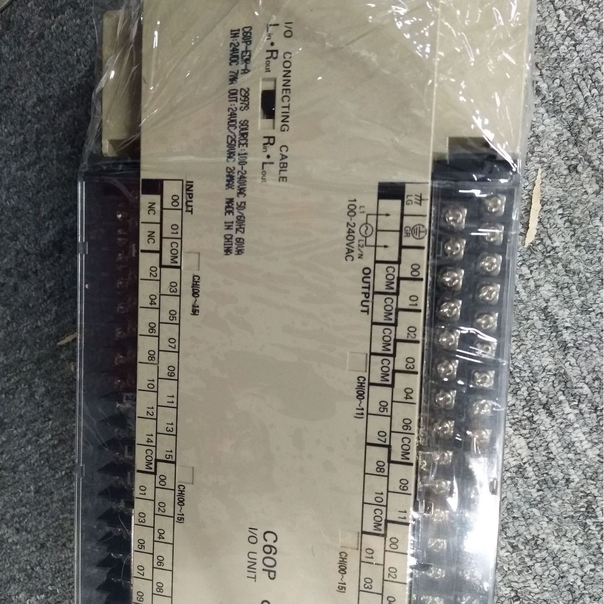 欧姆龙PLC可编程控制器C60P-EDR-A电梯使用