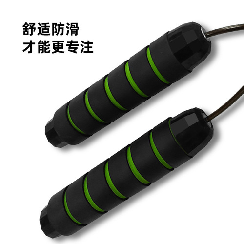 Wholesale Jump Rope Manufacturer for Middle School Students, Sand Style Steel Cord Jump Rope, Same as Fitness Rope