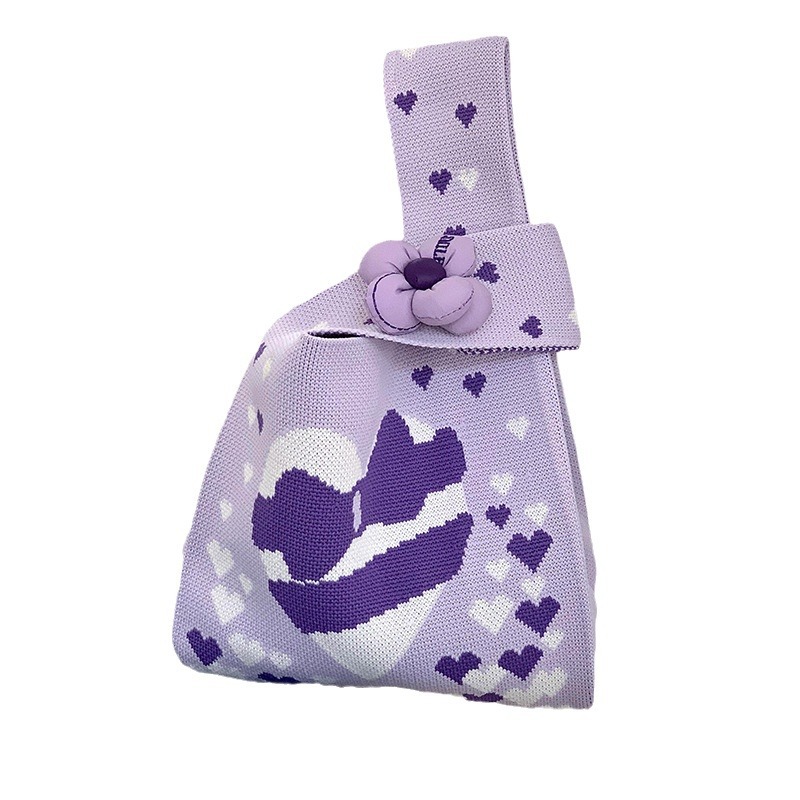 Bolsa de regalo del día del maestro, nueva bolsa de regalo de punto de alta calidad, bolsas de muñeca para maestros, bolsas de punto