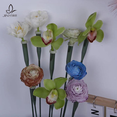 錦衣錦衣 鮮花儲水管加長洋蘭管帶杆蝴蝶蘭掌嫁接花藝花店養花保