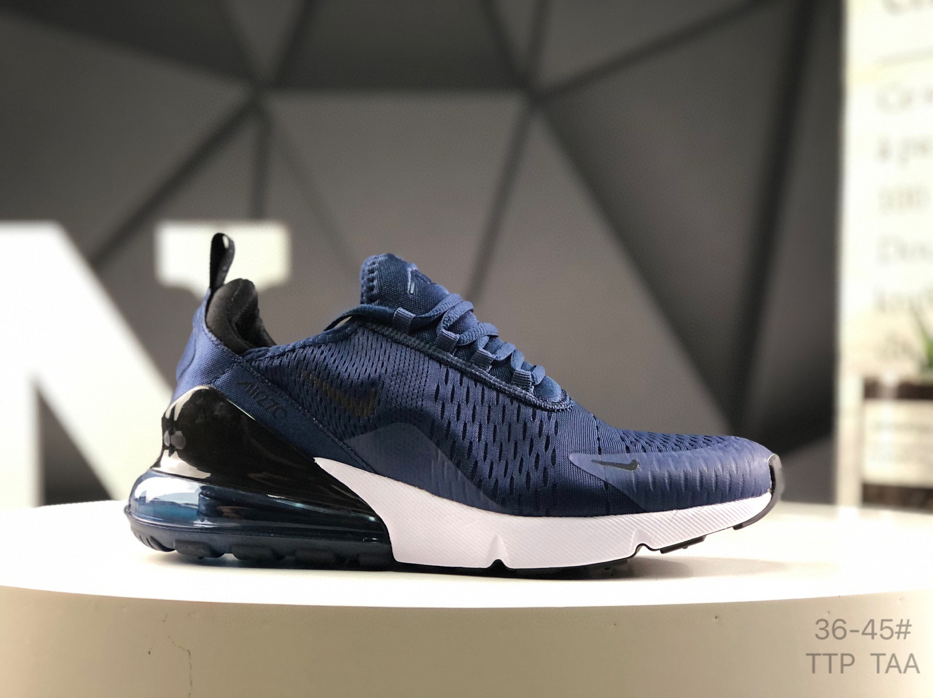 Fábrica de zapatos Putian Air Max270 cojín de aire mesh transpirable ligero zapatos de correr hombres y mujeres zapatos deportivos casuales comercio exterior
