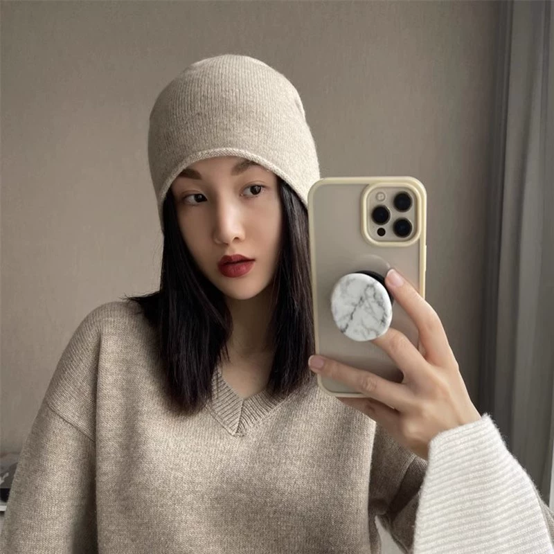 Производитель оптовая продажа 2024 осень и зима новый 100 австралийская шерстяная шапка вязаная шапка шерстяная шапка теплая шляпа