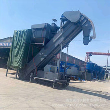 广西无扬尘集装箱卸灰机粉煤灰自动装车机散灰自动装卸机厂家