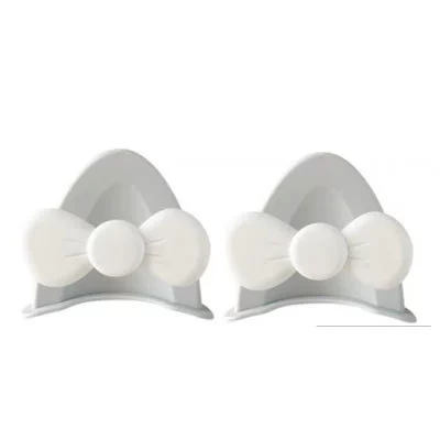 Ears, Bear Ears Accessories, Cute, Dəbilqə (Kaska) aksesuarları - cat-eared-butterfly-grey-white