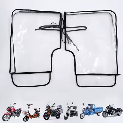 Electric Motorcycle Handlebar Cover Rain Cover Pvc Winter Waterproof Battery Car Handlebar Cover Windshield Hand Guard Large Size