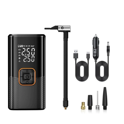 Hava nasosu Air Pump Portable Car - wireless-charging-usb-cigarette-lighter-cable