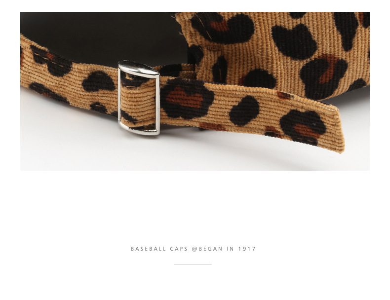 154g Weight Baseball Cap Hats Type Holiday, Daily Occasion Unisex Vintage Style Classic Style Leopard Curved Eaves Baseball Cap