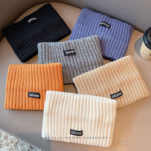 Autumn and Winter Knitted Headband for Women, Lettered Wide-Edge Wool Hat, Hair Hoop for Ponytails, Hair Accessories, Sports Headband