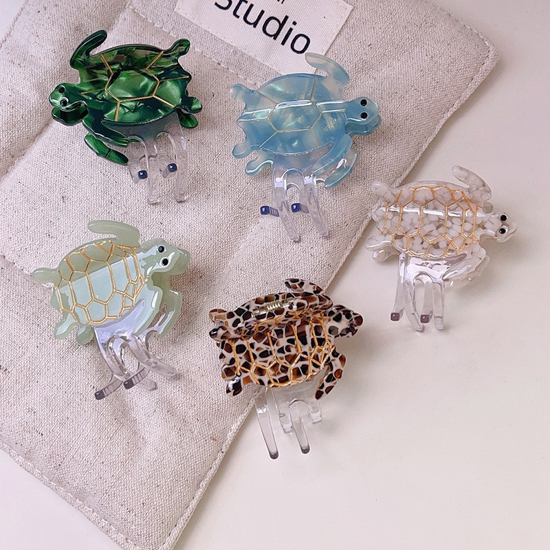 20g Weight Hair Claws Hair Accessories Type 1 Piece Quantity Casual, Daily Occasion Acetic acid sheets Material Tortoise Pattern All Seasons Season Women's Gender Beach Style Beach Women's Tortoise Acetic Acid Sheets Hair Claws 1