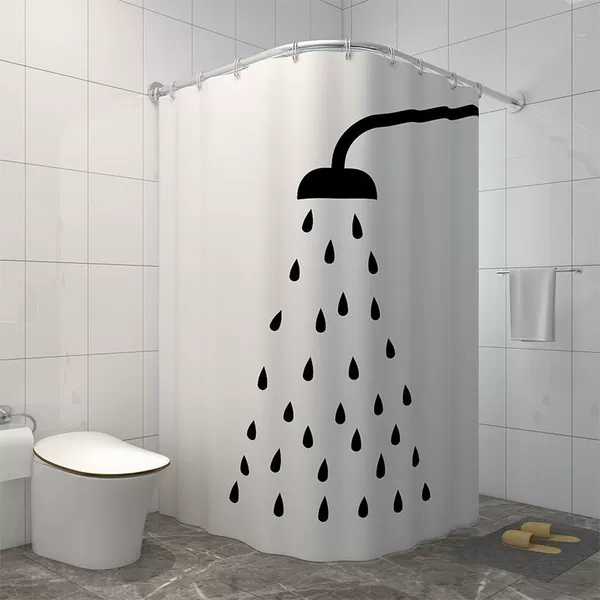 [Polyester Large Shower] Quick-drying + Mildew-proof