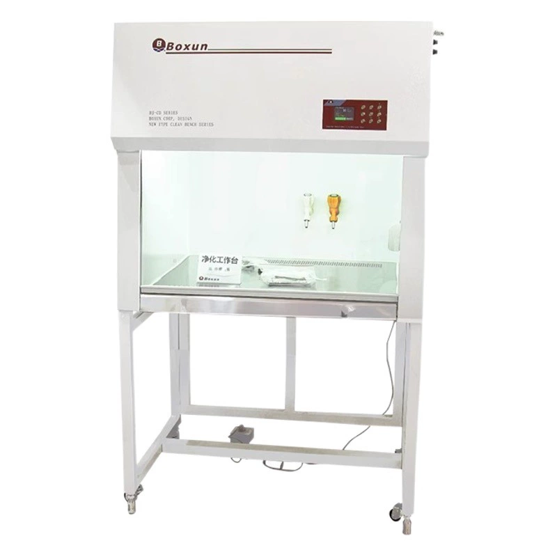Ультра-чистый верстак Shanghai Boxun SW-CJ-1FD Чистый стерильный беспыльный Горизонтальный Вертикальный одинарный и двойной Лабораторный