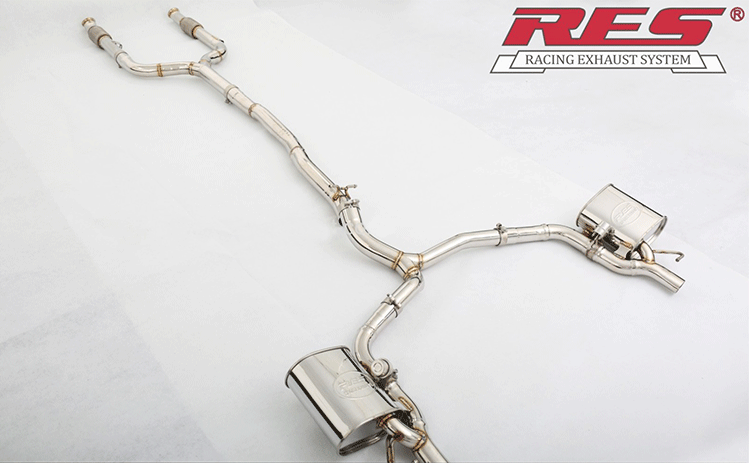 Applicable to Mercedes-Benz C260L A45S 1.5T 2.0T National Six Modified res Exhaust Head Middle and Tail Valve Sound