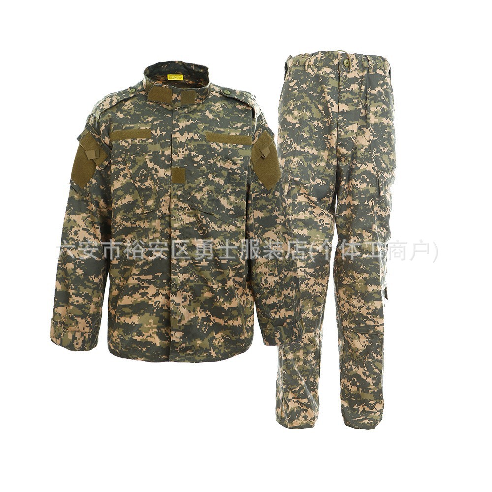 Trajes de camuflaje negros transfronterizos para hombres al aire libre tácticos trajes de entrenamiento resistentes al desgaste herramientas primavera y otoño fabricantes al por mayor