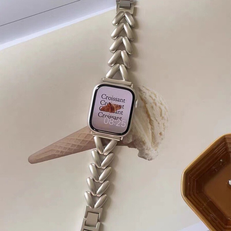 Starlight Color Series Metal Strap for applewatch9 Generation s10 Apple Watch iwatch8765 Generation SE