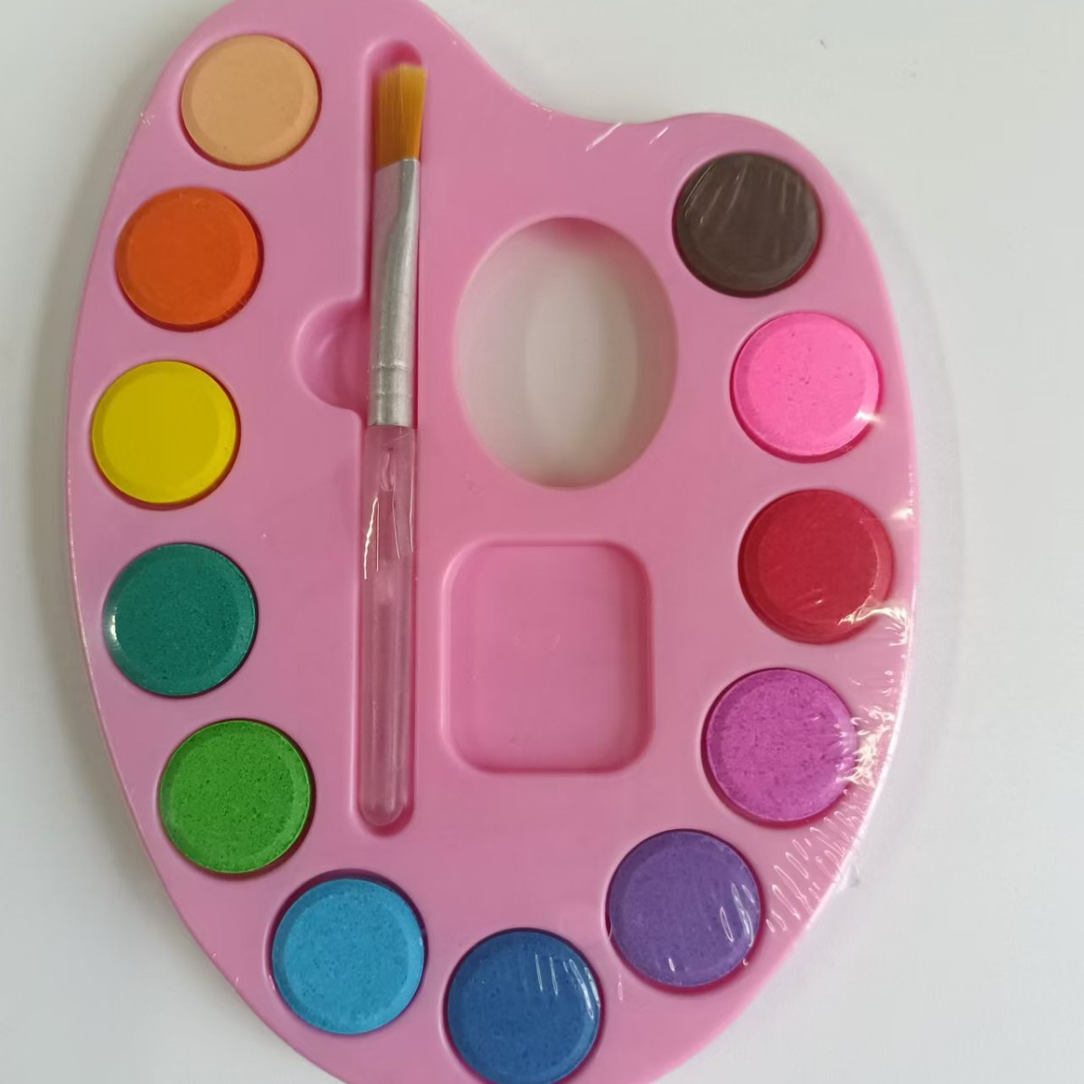 Pintura de acuarela 12 colores herradura polvo sólido pastel pintura al por mayor traje de pintura bosquejo