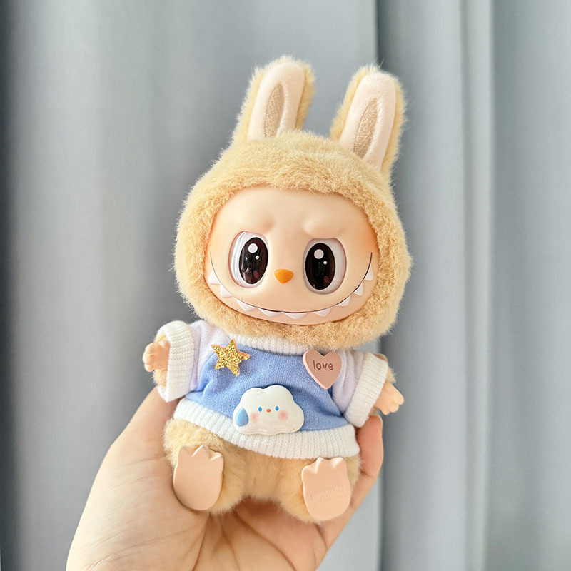 服のみ】第二世代ブラインドボックス ラブブ服 エポキシ樹脂製顔飾り ラブブ シットシットパーティーシリーズ ベビー服 可愛い|undefined
