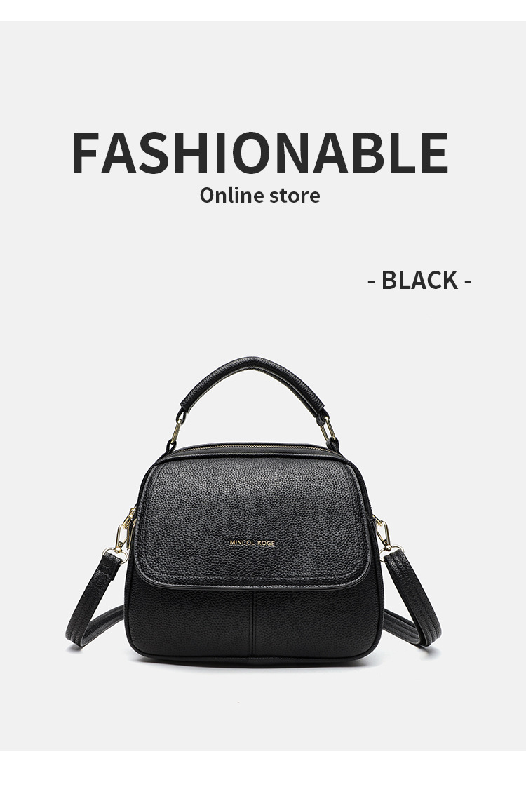 High Quality Women's Casual Backpack With Lychee Pattern Handbag For Commuting Women_voghion.com