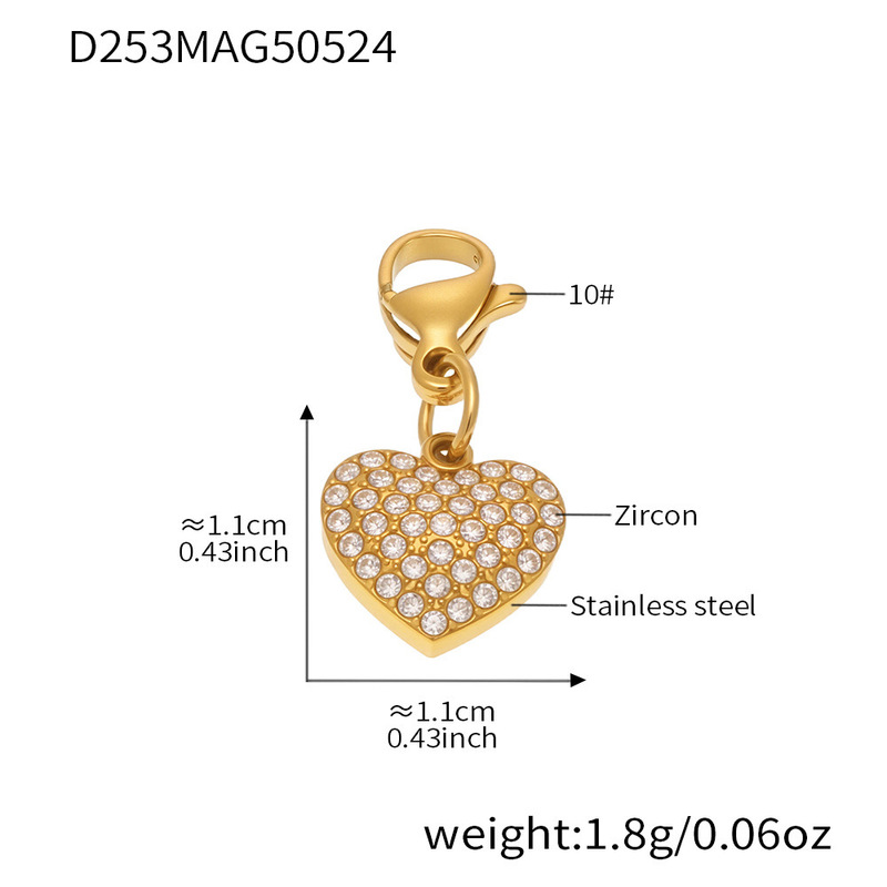 Mili メッキ 18 K 厚いゴールド DIY エナメル釉シングルペンダントニッチファッションパーソナライズされたマリンアクセサリー卸売|undefined