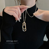 Long pendant, sweater, fashionable sweatshirt, accessory hip-hop style, chain for key bag , 2024 years, internet celebrity