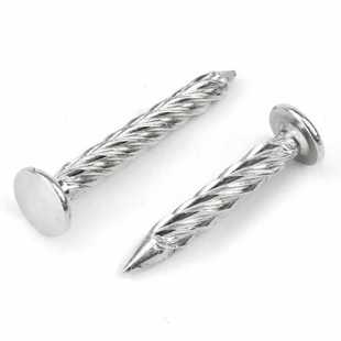 ✅ Stainless Steel Threaded Nails, Round Head Anti-Theft Net Fixing Nails, Twist Nails, Steel Nails, Cement Nails, Thickened Threaded Nails