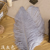 High -quality ostrich woolen table lamp feathers wedding road introduction desktop candlestick decorative clothing store home flower arrangement ornaments