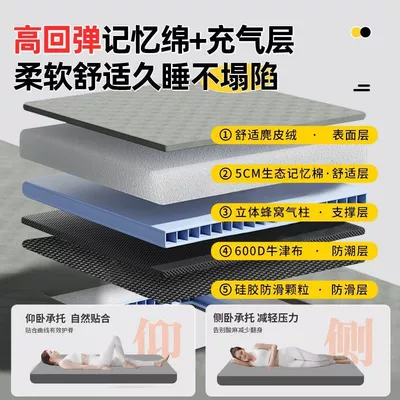 Vehicle-mounted inflatable bed — Zero C16 Five-Seater Mattress Inflatable Bed