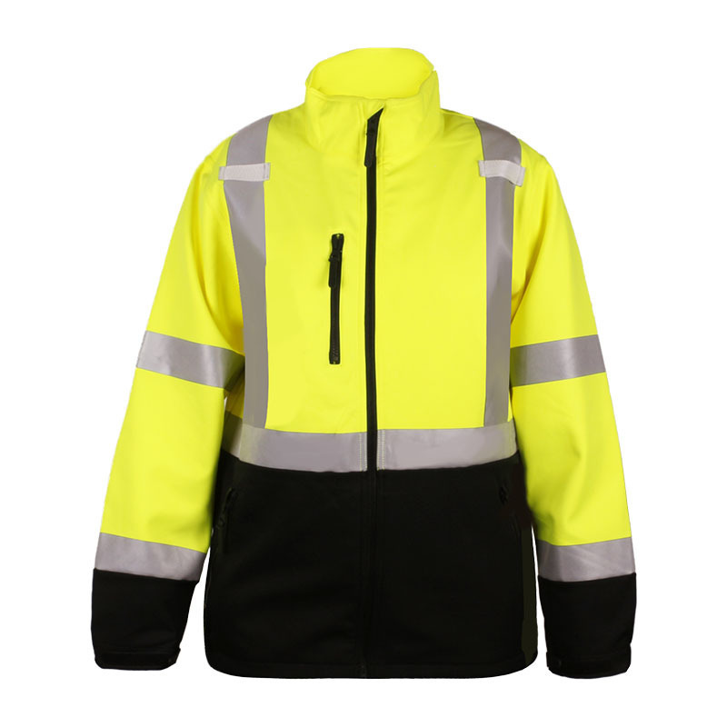 Reflective Security Clothing Jacket Waterproof Warm Wear Resistant High Visibility Reflective Strip Factory Construction Building Workwear