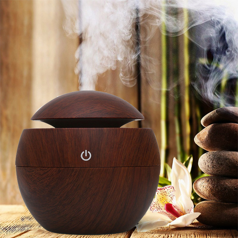 hongo de madera humidificador de escritorio máquina de fragancia doméstica ultrasónica purificador de fragancia para el dormitorio rociador de fragancia image 3