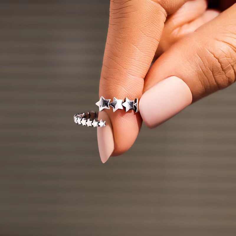 Fashion Star Copper Plating Open Ring 1 Piece