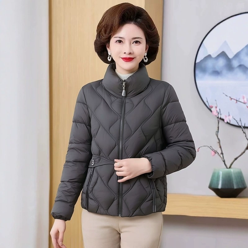 24 года зимний новый женский национальный стиль пэд куртка теплая пуховая хлопчатобумажная модная хлопчатобумажная куртка среднего и пожилого возраста
