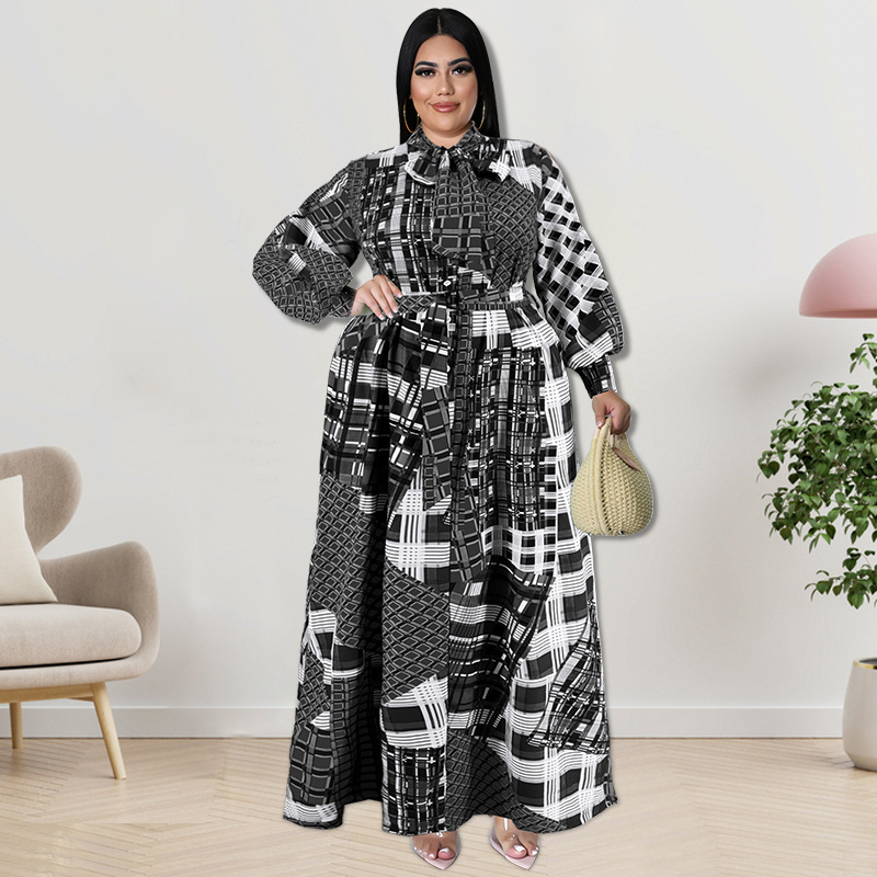 Women's Clothing Women's Plus Size Long Sleeved Collared Dress Style Autumn Clothing Long Sleeve For Formal & Casual For Women_ecoleips.com