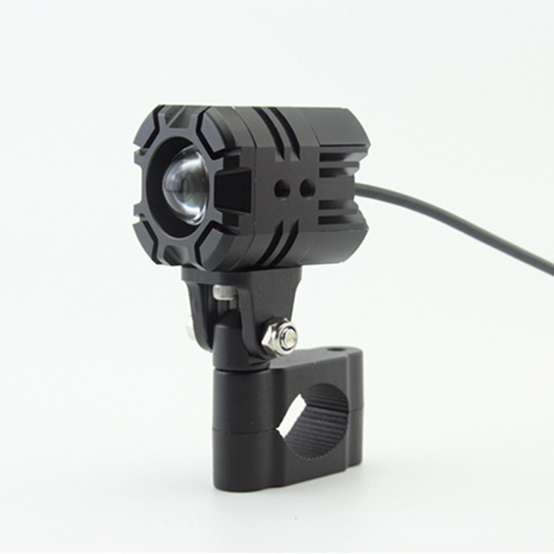 Motorcycle Spotlight Bracket Clamp Single-Hole Aluminum Alloy Bumper Guard Bar Led Spotlight Tube Clamp Extension Bracket