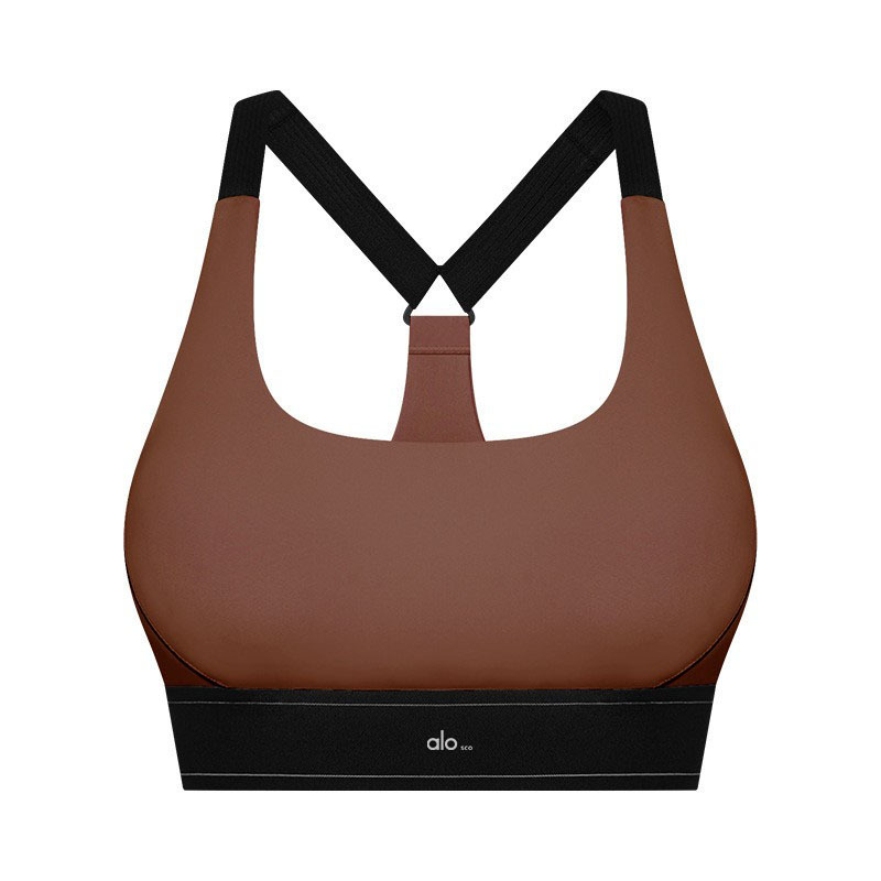LOSCO cintura alta elevación de cadera acondicionamiento físico panty de alta resistencia antichoque ropa interior deportiva de colación desnuda sensación de yoga set