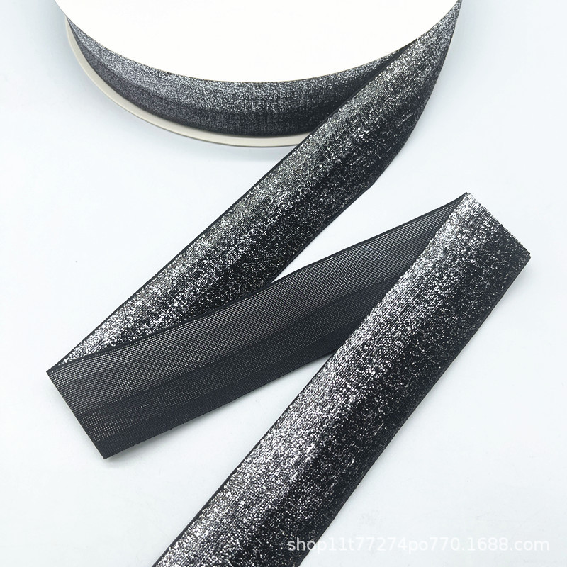 2.7 Métro / paquete de terciopelo de 38 mm boda hecha a mano cinta embalaje de regalo arco DIY decoración de fiesta Santa