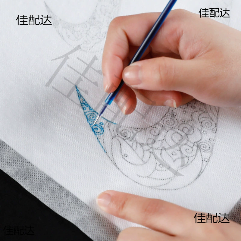 Новая вышитая водорастворимая бумага handmade DIY transfer pattern embroidery transfer paper ткань с низкой температурой и холодной водорастворимой рисунком рисунками