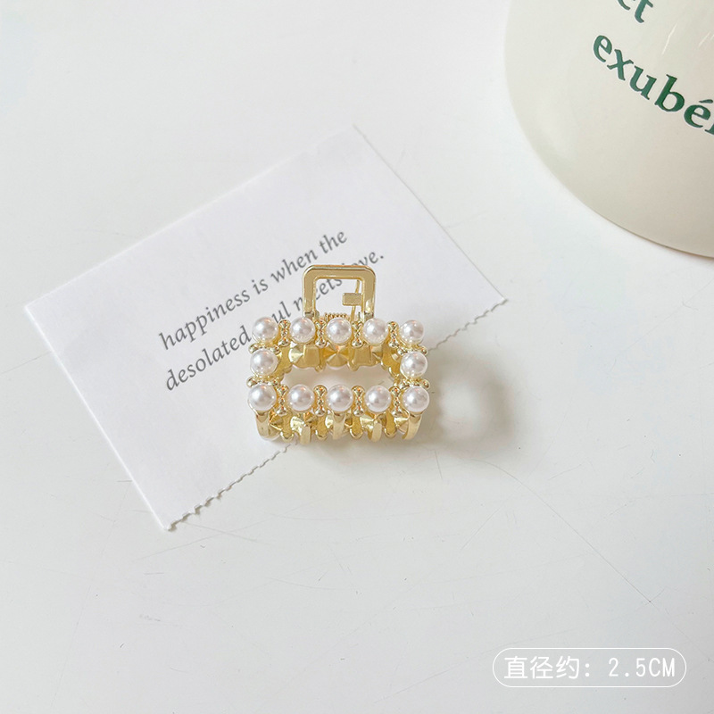 Cola de caballo de metal alta fija artefacto pinza hembra Red roja pequeña horquilla Cola de Caballo clip pequeño tamaño horquilla tiburón clip tocado