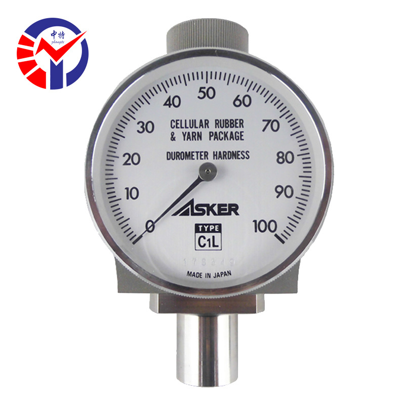 日本ASKER Type C1L橡胶硬度计压针形状为高2.54mm的半球