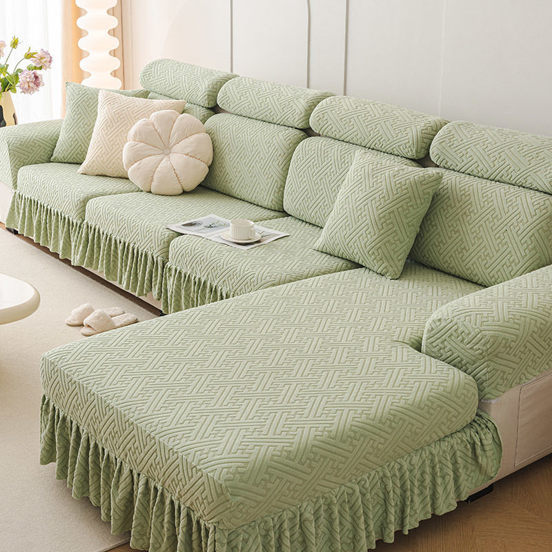 Funda de sofá universal antideslizante y elástica, protectora contra arañazos de gatos, para todas las estaciones.