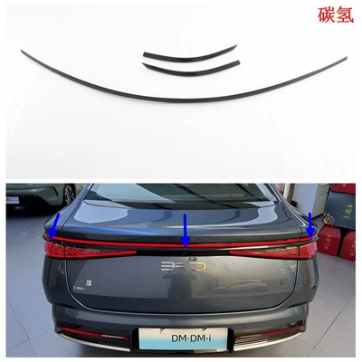 Şüşə kənarı xromları/moldingləri | Dmi Exterior Modification Suitable for - piano-black-tail-light-trim-3m