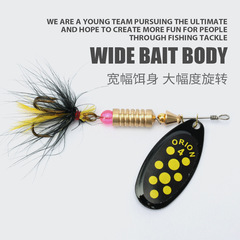 Shark Lure | Cross-Border Hand-Cranked Spoons 3.5g, 4.5g, 7g, 12g; Rotating Bright Baits for Freshwater & Saltwater Fishing—Ideal for Mandarin Fish