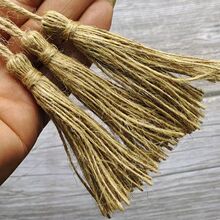 现货三股麻绳 流苏天然环保麻绳穗子DIY手工吊坠箱包配件包包饰品