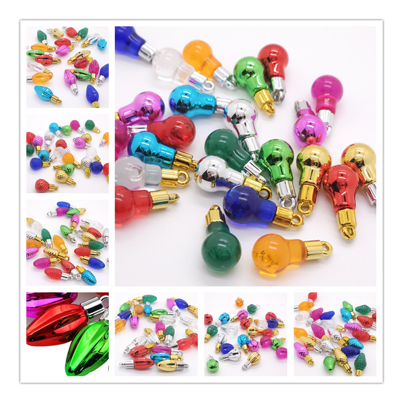 UV高亮珠粒多款彩色真空镀灯珠粒跨境项链手饰发饰装饰DIY饰品