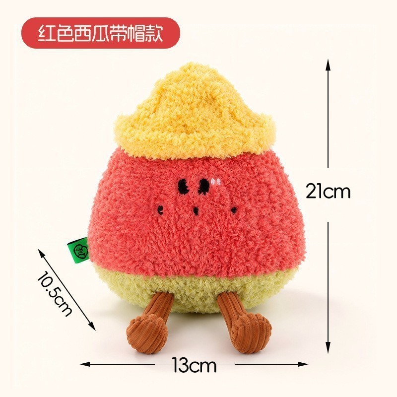 Nuevo juguete para gatos, serie de frutas de sandía, auto-omisión, juguetes de sonido, papel, juguetes para gatos, juguetes para perros, molares