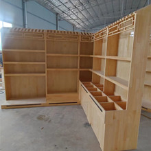 超市木质货架展柜粮食架米斗五谷杂粮架干果柜糖果柜鸡蛋柜工厂
