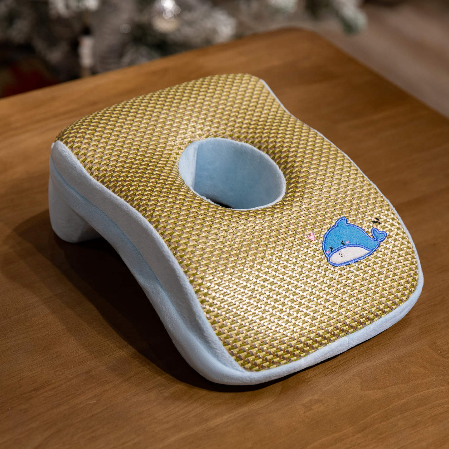 Almohada para Siesta de Verano de Felpa y Esterilla para Oficina y Escuela