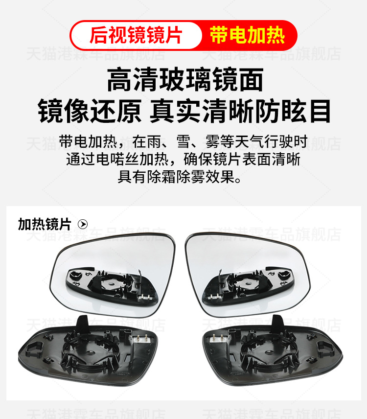 Suitable for 21-24 Toyota Sienna Rearview Mirror Housing Crown Land Sienna Reversing Lens Frame Turn Signal